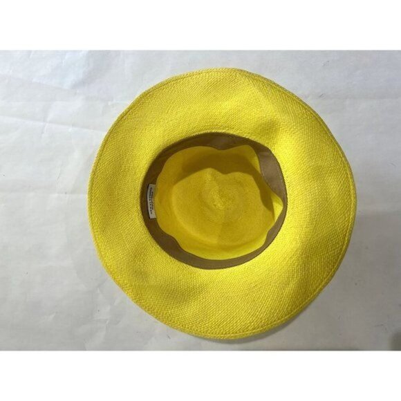 NWOT Sensi Studio Hat in Yellow with Seashells - Picture 3 of 4
